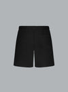 ORGANIC FLOWER LOGO SWEATSHORTS BLACK