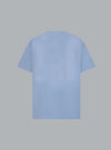 PRINTED LOGO WASHED T-SHIRT BLUE