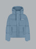 SIGNATURE LOGO PUFFER JACKET Light Blue