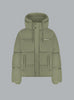 SIGNATURE LOGO PUFFER JACKET Khaki