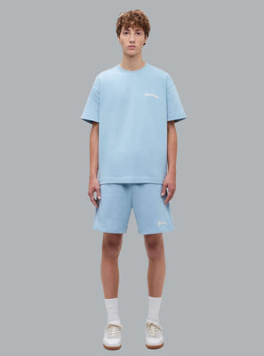 SIGNATURE LOGO T-SHIRT LIGHT BLUE