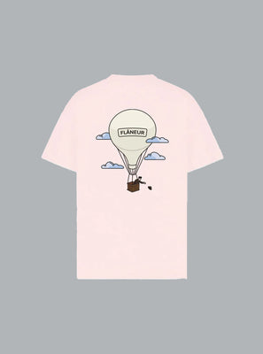 AÉRONAUTIQUE PRINT T-SHIRT PINK