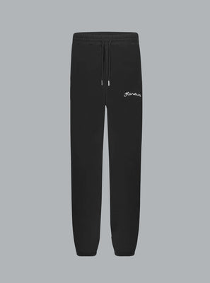 SIGNATURE LOGO SWEATPANTS BLACK