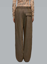 Light Wool Melange Cargo Pants