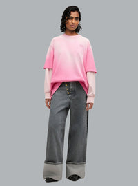 Heavy Cotton Jersey Longsleeve Washed Effect