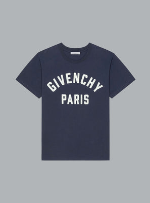 PARIS T-SHIRT IN COTTON NAVY