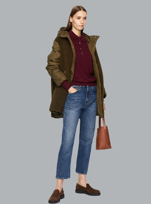 TEDDY SHORT PARKA Army Green