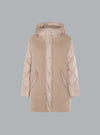 TEDDY SHORT PARKA Light Beige