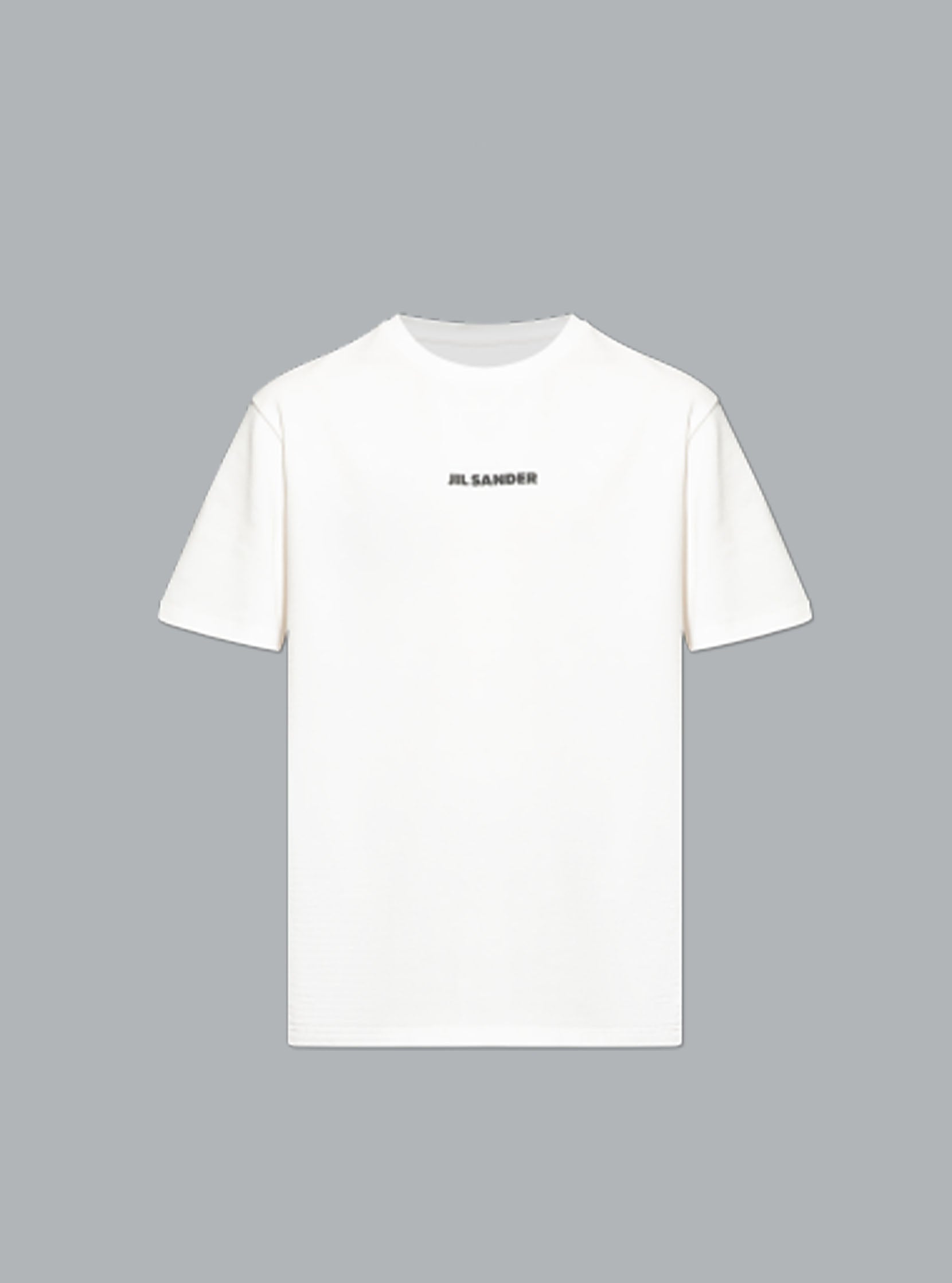 T-shirt With Printed Logo White · Jil Sander · PL-LINE