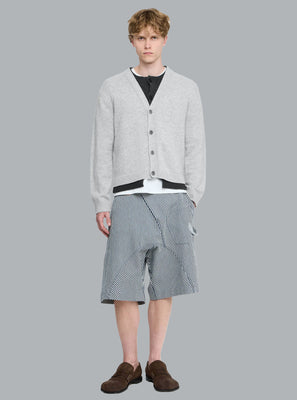 CONTRAST LAYERED CARDIGAN