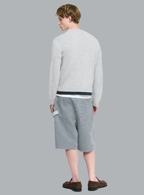 CONTRAST LAYERED CARDIGAN