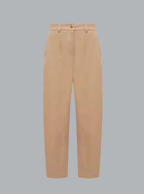 MONCLER LOGO PANTS BEIGE