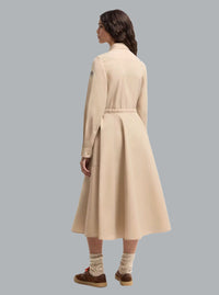 POPLIN MIDI SHIRT DRESS