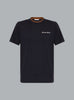 EMBROIDERED COTTON LOGO T-SHIRT NAVY