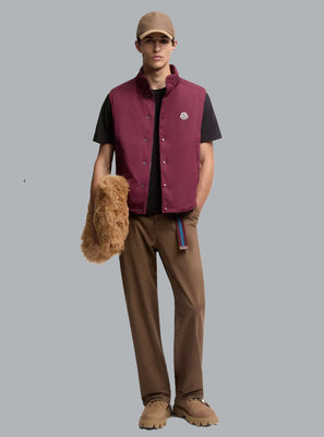 MONCLER FLOCKED LOGO T-SHIRT Black MEN