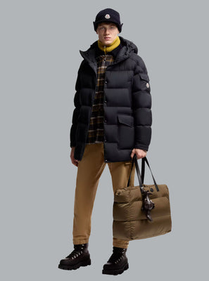 MONCLER BRETAGNE DOWN FILLED SHORT PARKA Navy MEN