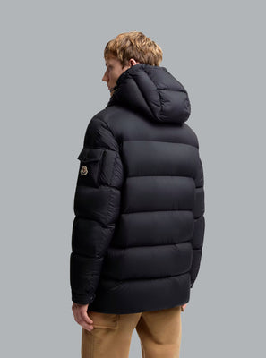 MONCLER BRETAGNE DOWN FILLED SHORT PARKA Navy MEN
