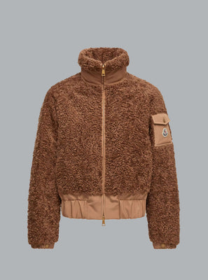 MONCLER COLIGNY DOWN JACKET Brown Dessin WOMEN