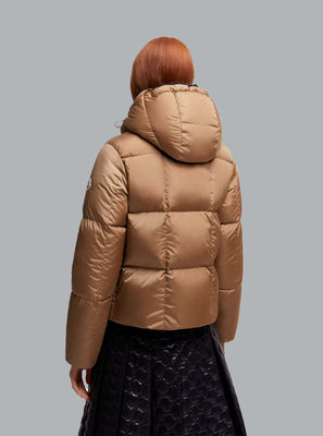 MONCLER CASTELNOU DOWN JACKET BEIGE
