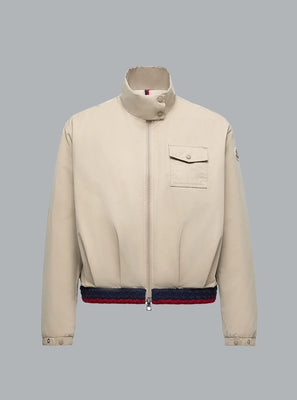 MONCLER NIDECK BOMBER JACKET Light Beige WOMEN