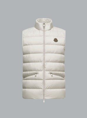 MONCLER TREOMPAN VEST Off White MEN
