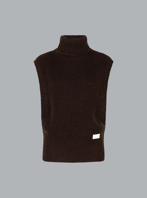 Virginia Bodice sleeveless turtleneck