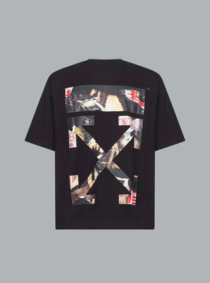 PAINT ARROW SKATE FIT T-SHIRT BLACK