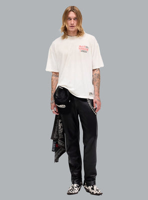 IRON MAIDEN ANNIVERSARY PRINT T-SHIRT OFF WHITE