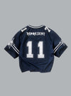 IRON MAIDEN ANNIVERSARY FOOTBALL JERSEY BLUE