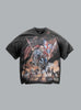 IRON MAIDEN STEED PRINT T-SHIRT DARK GREY