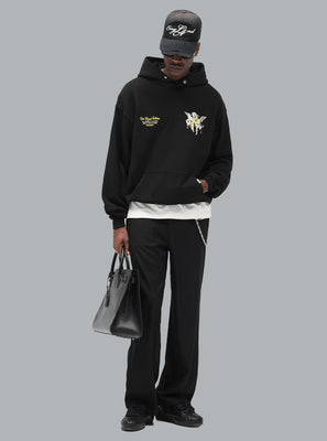 LEGACY CHERUBS LOGO HOODIE BLACK