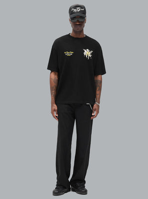 LEGACY CHERUBS LOGO T-SHIRT BLACK