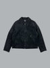 SHEARLING TRUCKER JACKET BLACK