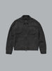 COLLARED DENIM JACKET BLACK