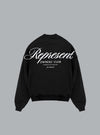 OWNERS CLUB SCRIPT LOGO SWEATER BLACK