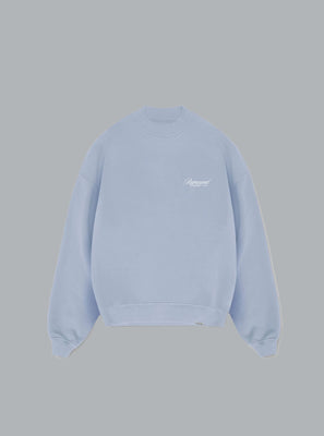 OWNERS CLUB SCRIPT LOGO SWEATER BLUE