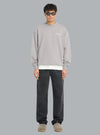 OWNERS CLUB SCRIPT LOGO SWEATER LIGHT GREY
