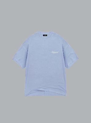 OWNERS CLUB SCRIPT LOGO T-SHIRT BLUE
