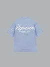 OWNERS CLUB SCRIPT LOGO T-SHIRT BLUE
