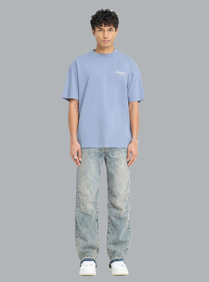 OWNERS CLUB SCRIPT LOGO T-SHIRT BLUE