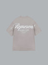 SCRIPT LOGO T-SHIRT LIGHT GREY