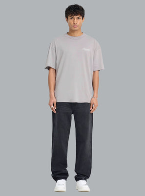 OWNERS CLUB SCRIPT LOGO T-SHIRT LIGHT GREY