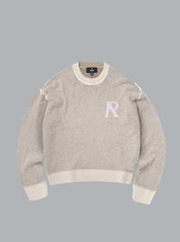 Laurel gebreide sweater lichtbeige