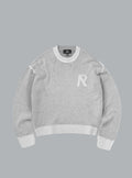 LAUREL KNIT SWEATSHIRT GREY