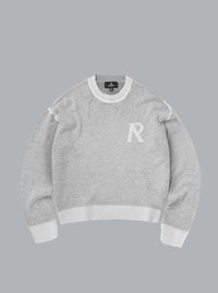 LAUREL GEBREIDE SWEATSHIRT GRIJS