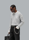 LAUREL KNIT SWEATSHIRT GREY