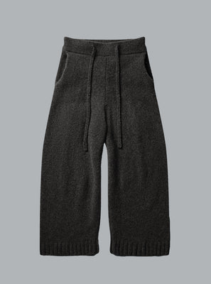 WOOL KNIT STACKS PANTS NIGHT