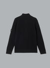 FULL RIB RWS WOOL CARDIGAN BLACK