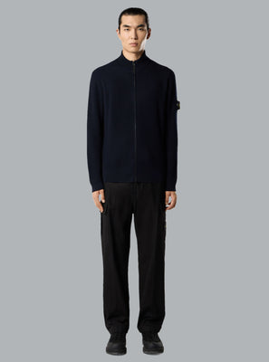 FULL RIB RWS WOOL CARDIGAN NAVY BLUE