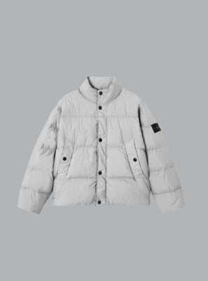 GARMENT DYED CRINKLE REPS NY BOMBER CEMENT